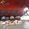 Şişme Lastik Balon Deniz Gemisi Mavna Yerleştirme İçin Hava Yastığını Başlatıyor